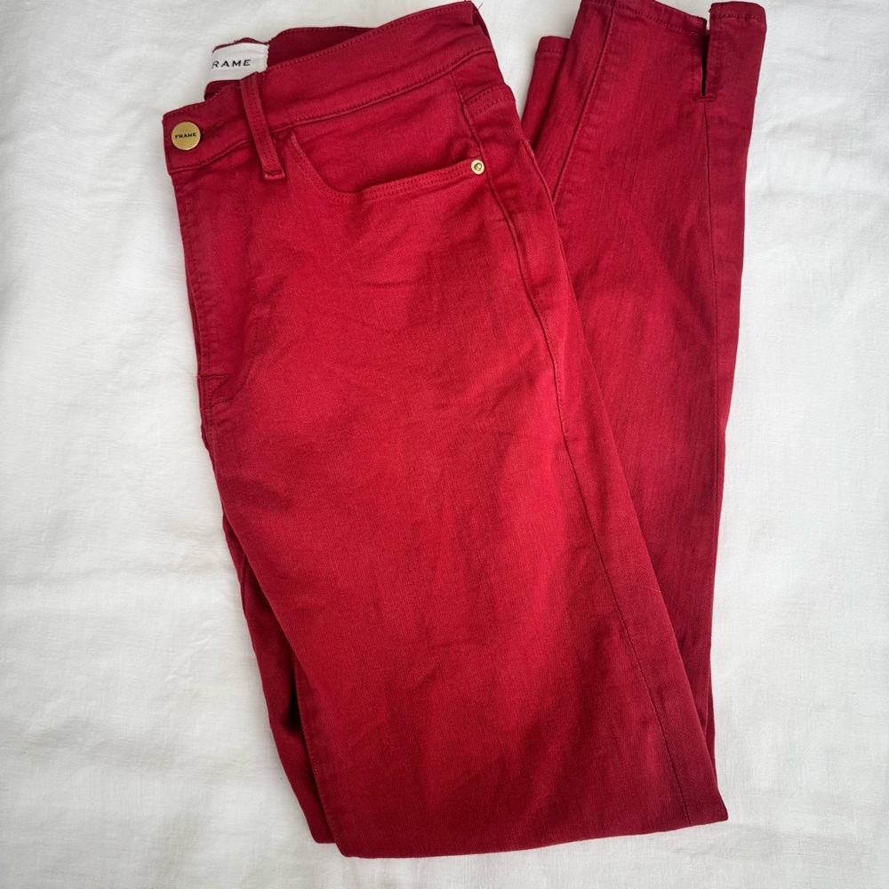 Frame Le High Skinny Jeans size 27